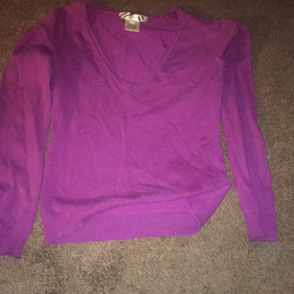 Purple sweater